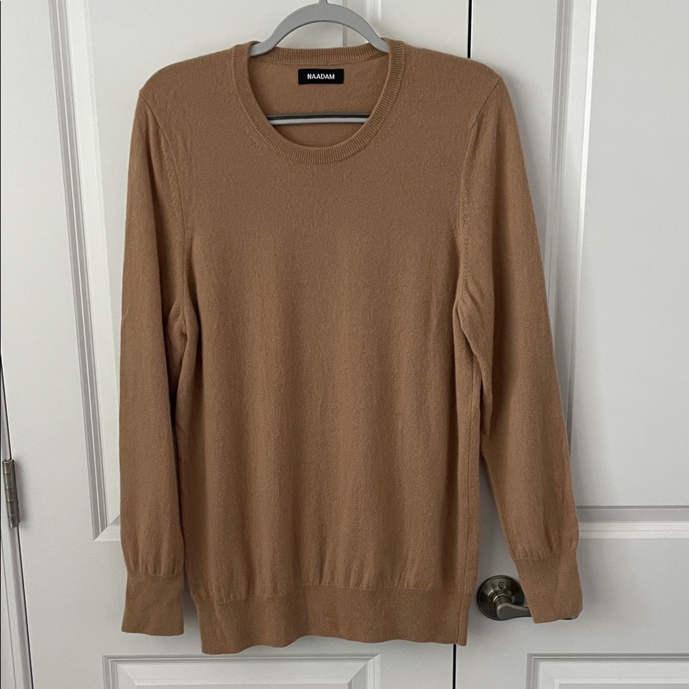Naadam Women's Camel Cashmere Sweater